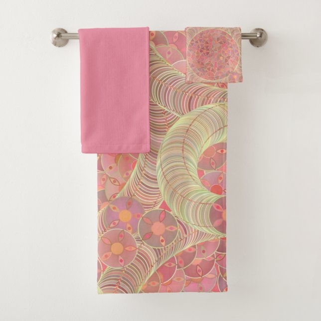 Abstract Bath Towel Set (Insitu)
