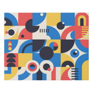 Abstract Bauhaus Canvas Art Painting