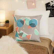 Abstract Bauhaus Half Circles Mod Pop Art Pattern