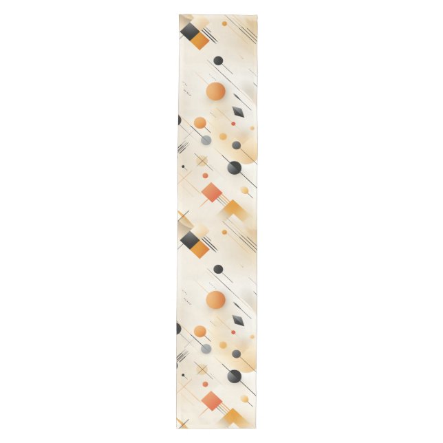 Abstract Bauhaus Medium Table Runner (Front)