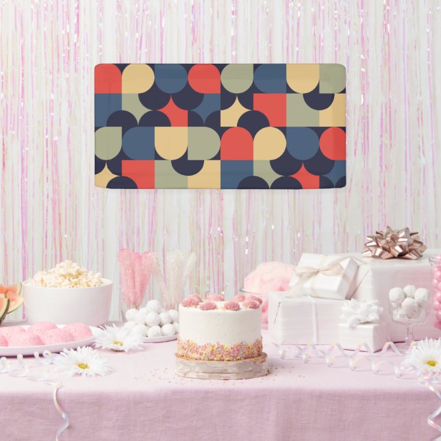 Abstract Bauhaus Style Banner (Party)