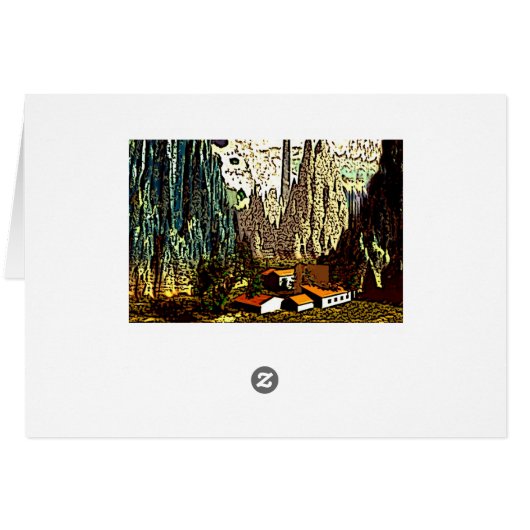 Abstract Bavarian Landscape (Back Horizontal)