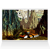 Abstract Bavarian Landscape Cards (Inside Horizontal (Top))
