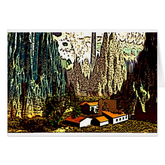 Abstract Bavarian Landscape Cards (Front Horizontal)