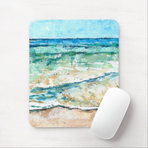 Abstract Beach Art Mouse Pad