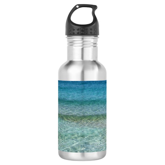 Abstract Beach Background 42 Stainless Steel Water Bottle (Front)