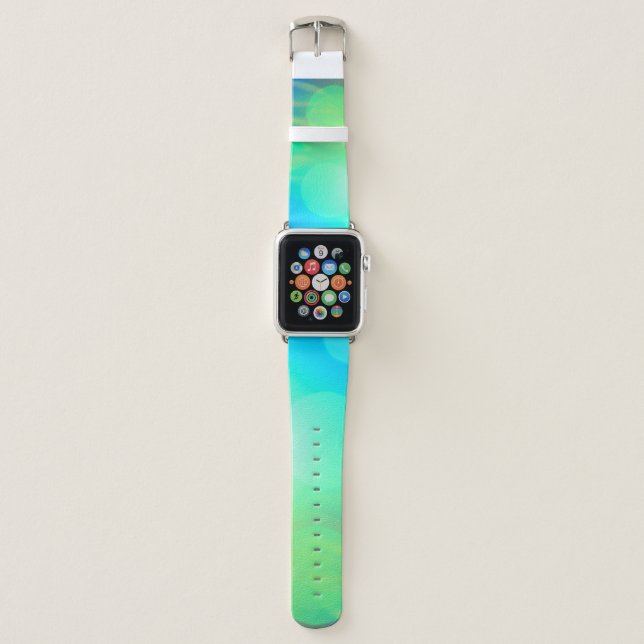 Abstract Beach Summer Sky with Sun Sunshine  Apple Watch Band (Front)