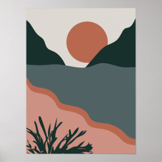 Abstract Beach Wall Art