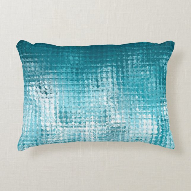 Abstract beautiful blue elegant background accent pillow (Front)