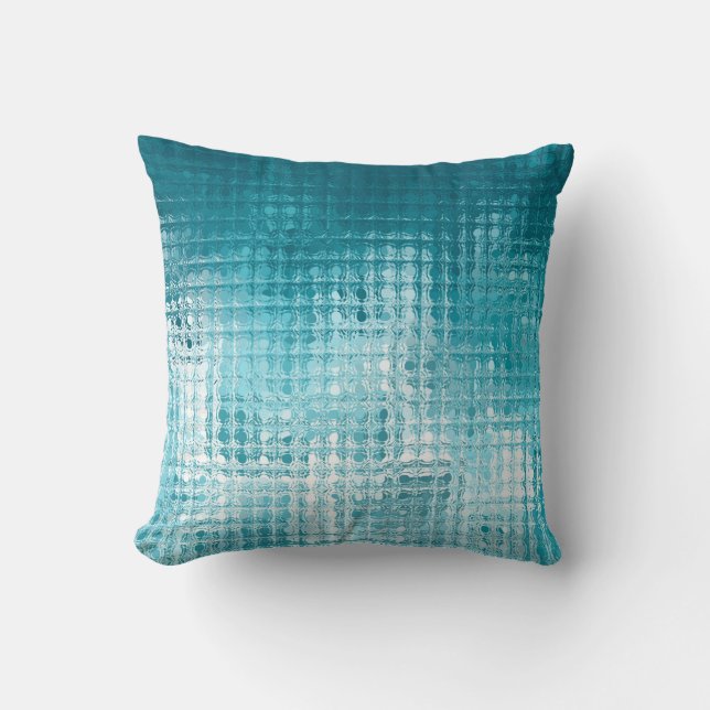 Abstract beautiful blue elegant background throw pillow (Front)