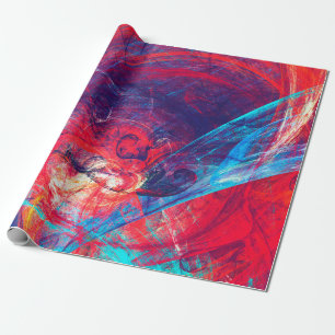 Abstract beautiful red and blue bright color backg wrapping paper