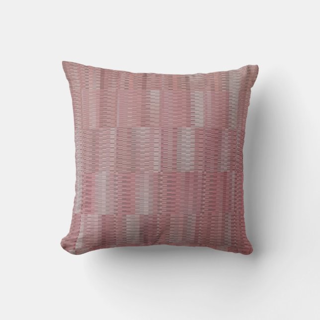 Abstract beautiful vintage elegant shapes throw pillow (Front)