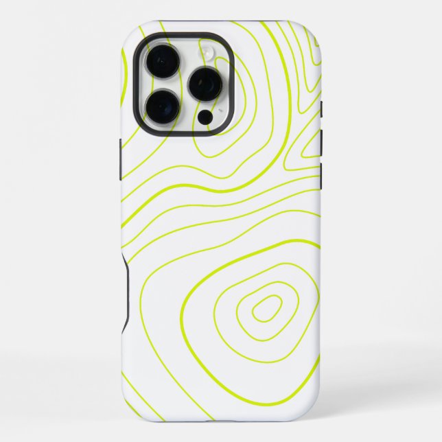 abstract beautiful yellow iPhone case (Back)