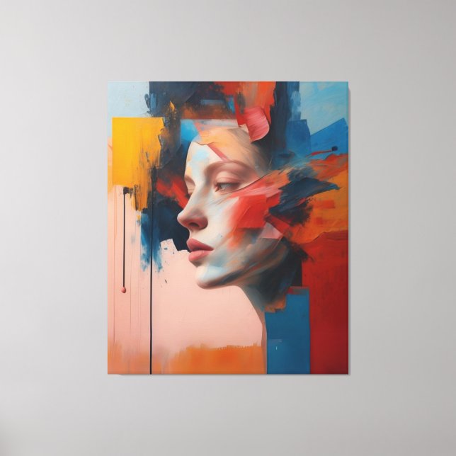 "Abstract Beauty" Canvas Print (Front)