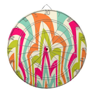 Abstract Beauty Dartboard