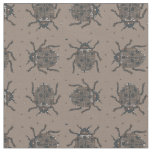 Abstract Beetles Fabric