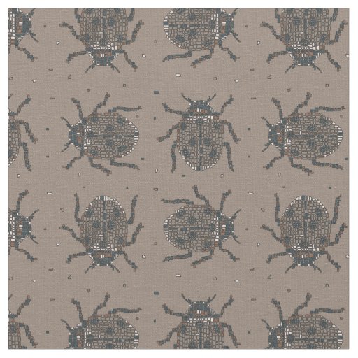 Abstract Beetles Fabric