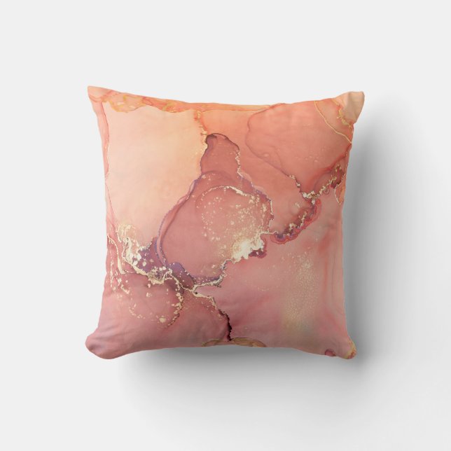 Abstract beige, brown background, wallpaper. Mixin Throw Pillow (Front)