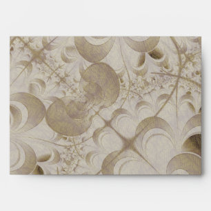 Abstract beige pattern envelope