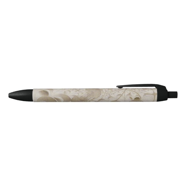 Abstract beige pattern pen (Top)