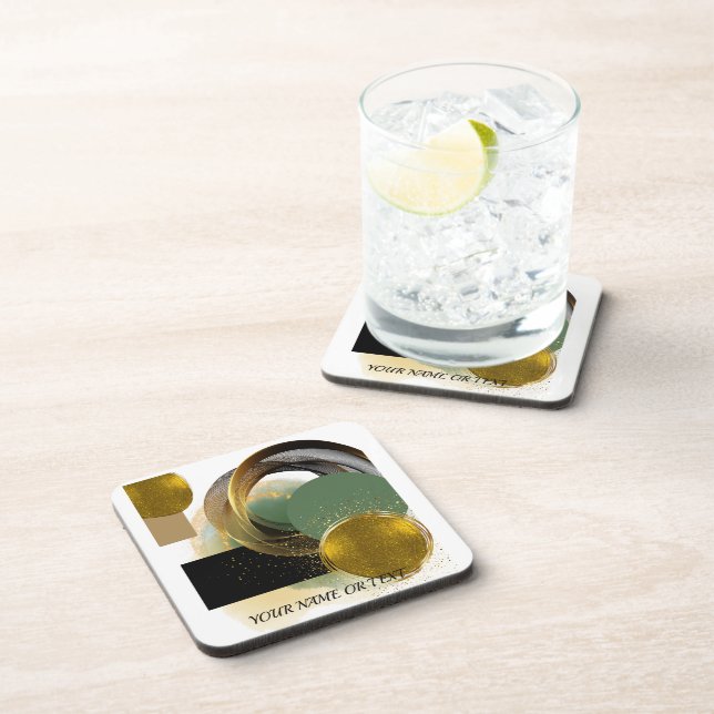 abstract beverage coaster (Right Side)