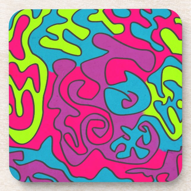 abstract beverage coaster (Front)