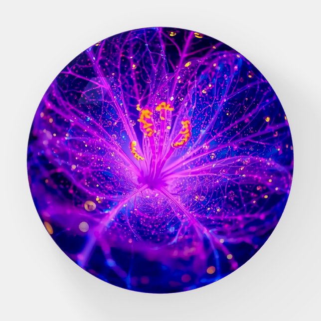 Abstract Beyond floral Paperweight (Front)