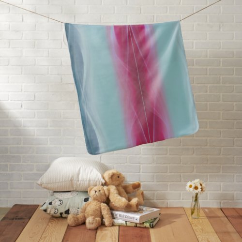 Abstract Bicolor Baby Blanket