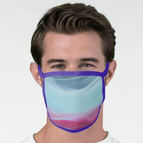 Abstract Bicolor Face Mask