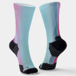 Abstract Bicolor Socks