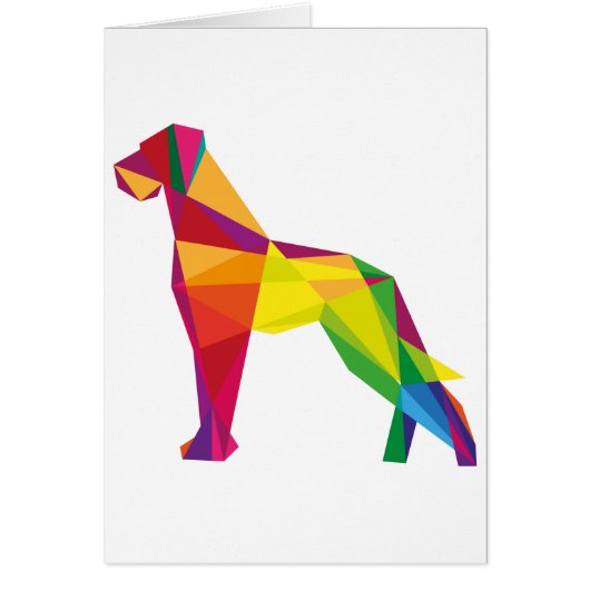 Abstract big dog cards (Front)