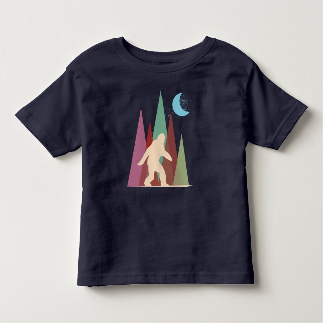 abstract big foot toddler t-shirt (Front)