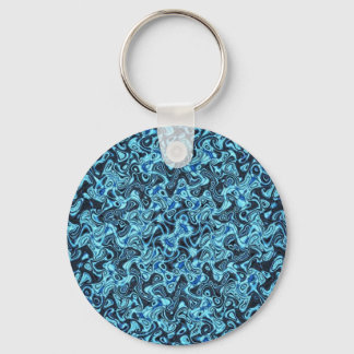 abstract biology keychain