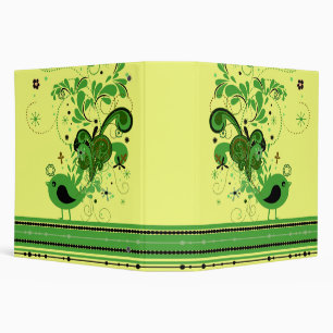 Abstract Bird Binder