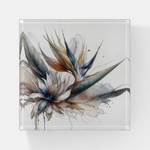 Abstract Bird of Paradise Paperweight