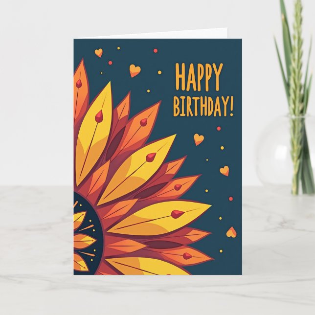 Abstract Birthday Card (Front)