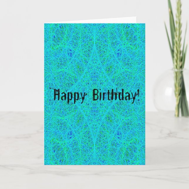 Abstract Birthday Card (Front)