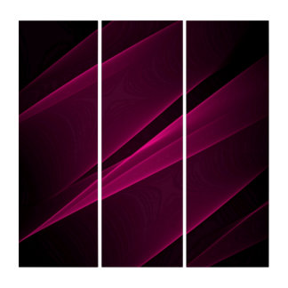 ABSTRACT BLACK ACRYLIPRINT HD TRIPTYCH WALL ART