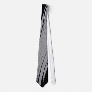 Abstract Black and Gray Modern Splash Tie