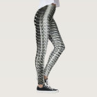 Abstract Black and White Leggings