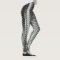 Abstract Black and White Leggings
