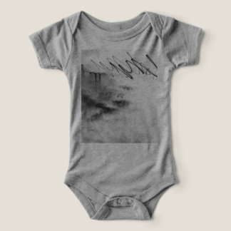 Abstract Black and White Light Trails Long Exposur Infant T-shirt