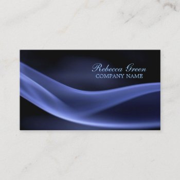 Abstract Black Navy Blue Modern Minimalist Business Card by heresmIcard at Zazzle