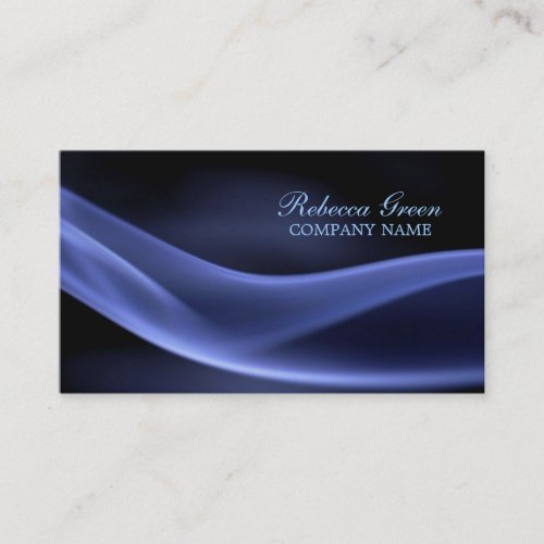 abstract black navy blue modern minimalist business card