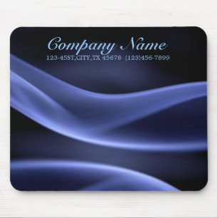 abstract black navy blue modern minimalist mouse pad