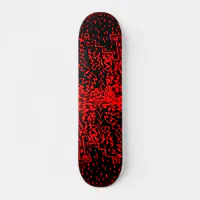 Skateboard Deck Monogram Red