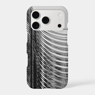 Abstract Black Wave Lines Phone Case | MPhone Case