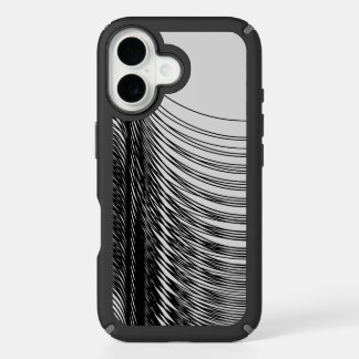 Abstract Black Wave Lines Phone Case | MPhone Case
