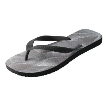 Abstract Black & White Flip Flop Sandals by NaturalView at Zazzle