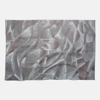Abstract Black & White Kitchen Towel by NaturalView at Zazzle